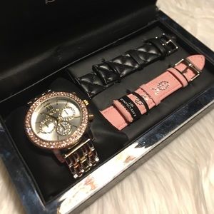 New In A Box! Gold Plated Stainless Bebe Watch